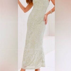 Hello Molly Light Green Dress